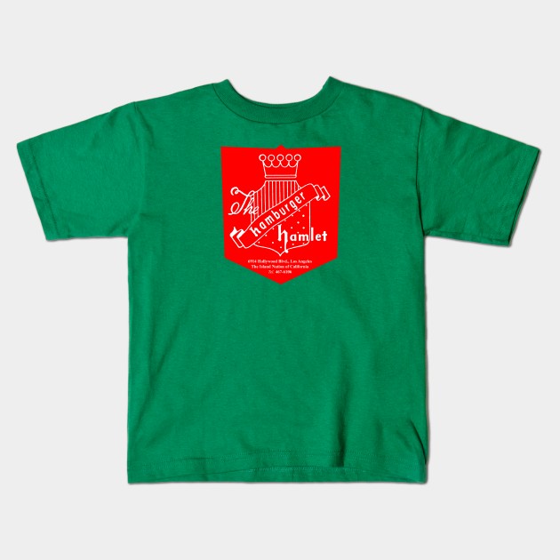 The Hamburger Hamlet Kids T-Shirt by Ted's Shirts